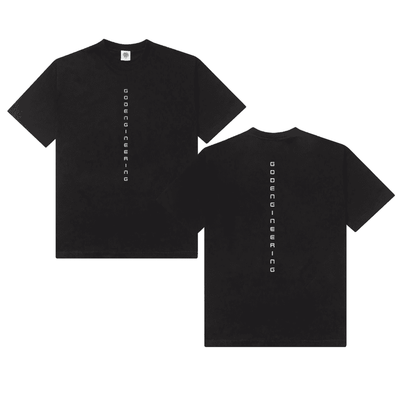 Black GOD ENGINEERING T-shirt By Bench