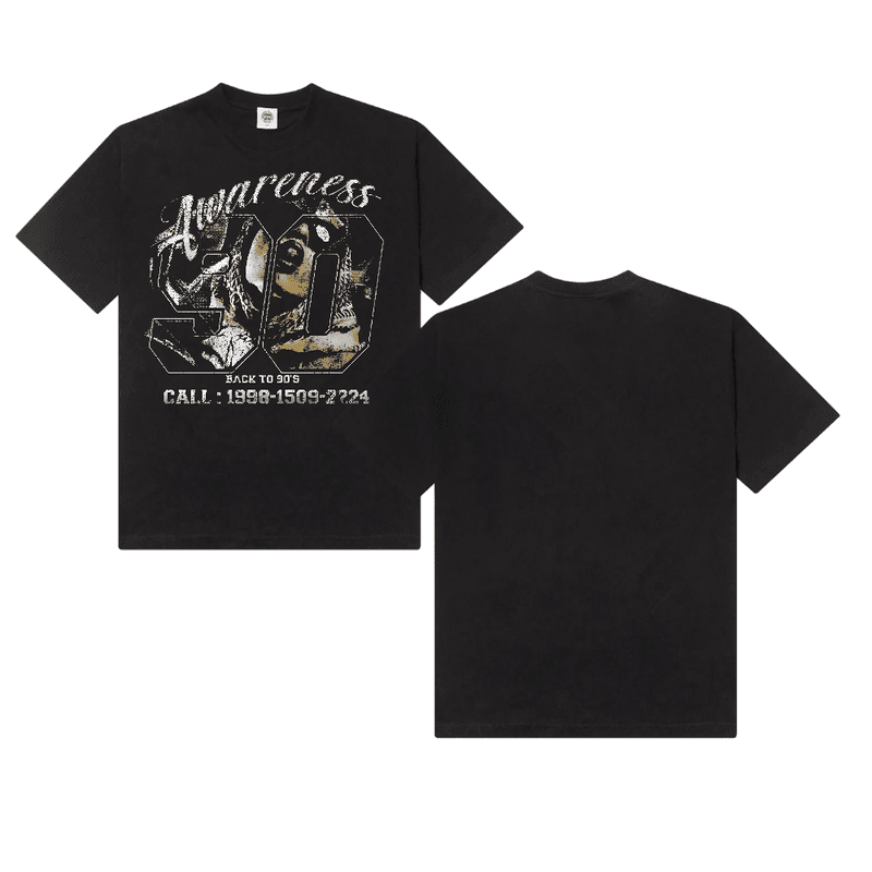 Bench Streetwear - Black Streetwear T-shirt By Bench – Awareness (1)